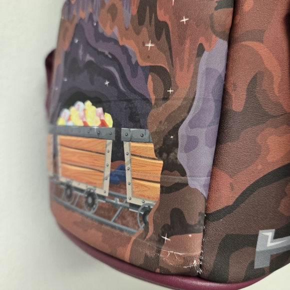 Loungefly Disney Snow White Seven Dwarfs Mine Cart Backpack